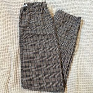 Brandy Melville/ J. Galt Plaid Tailored Pants